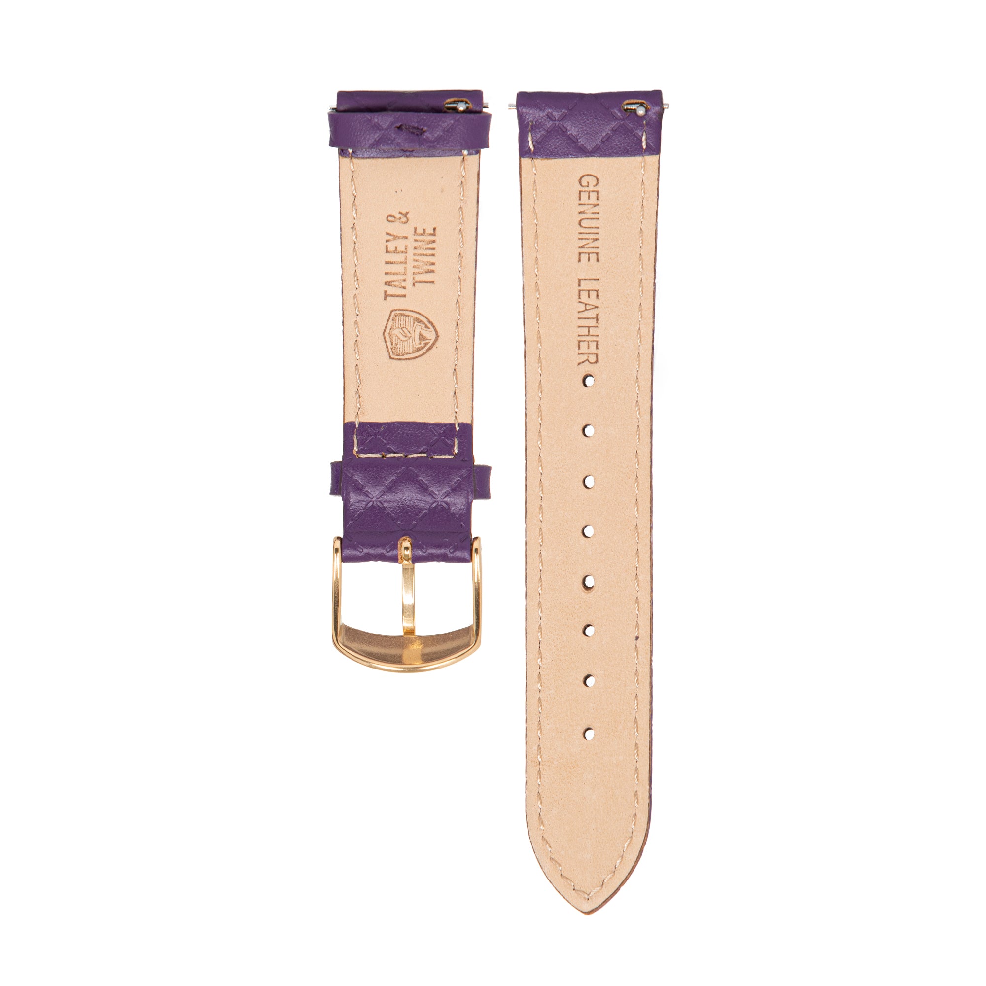 Purple Leather Band