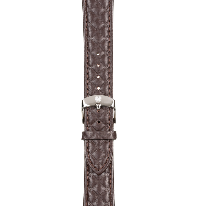 Brown/Silver Leather Band – Talley & Twine Watch Company display picture 3