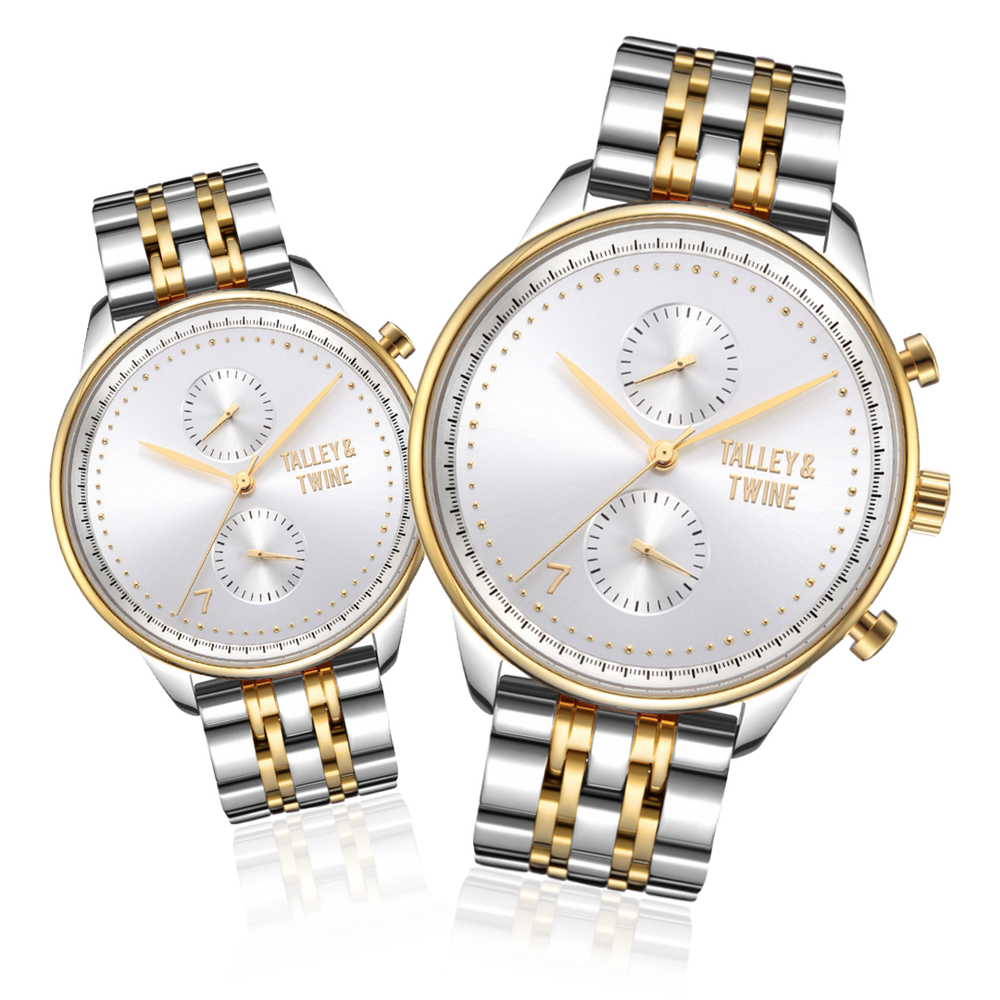 His & Her Gift Set: Silver & Gold