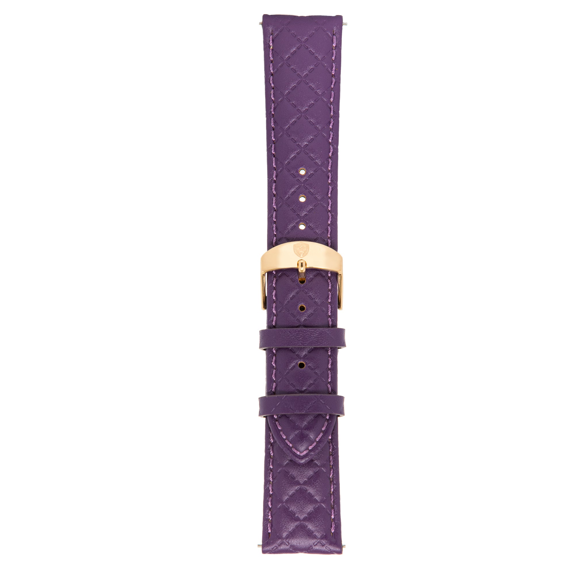 Purple Leather Band