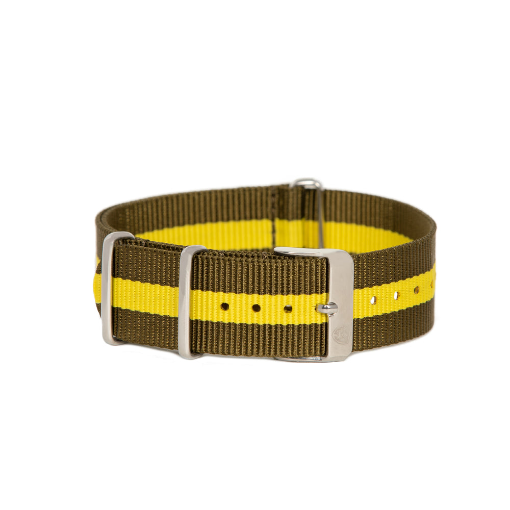 Brown & Gold Canvas Band