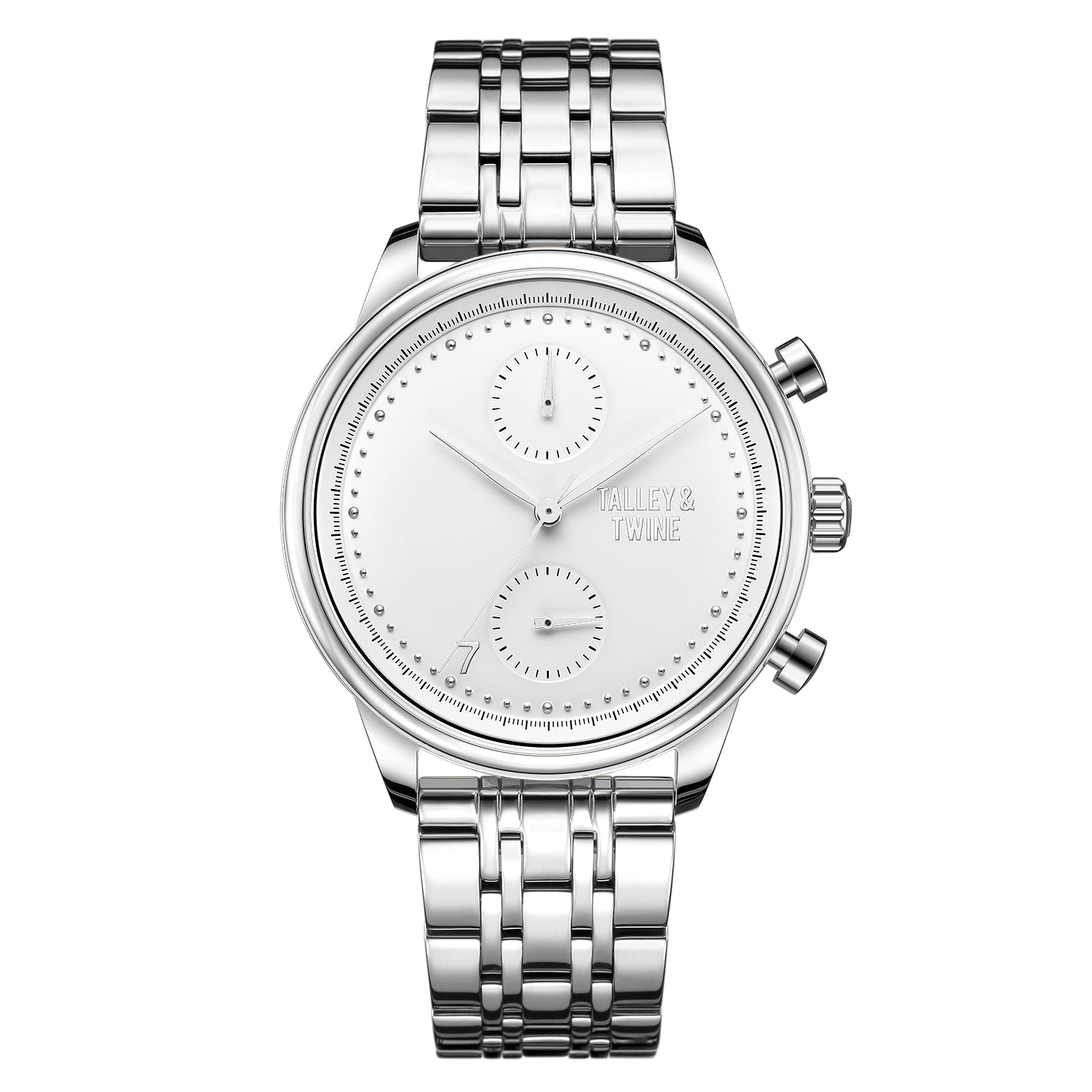 White & Silver Talley & Twine Watch Company