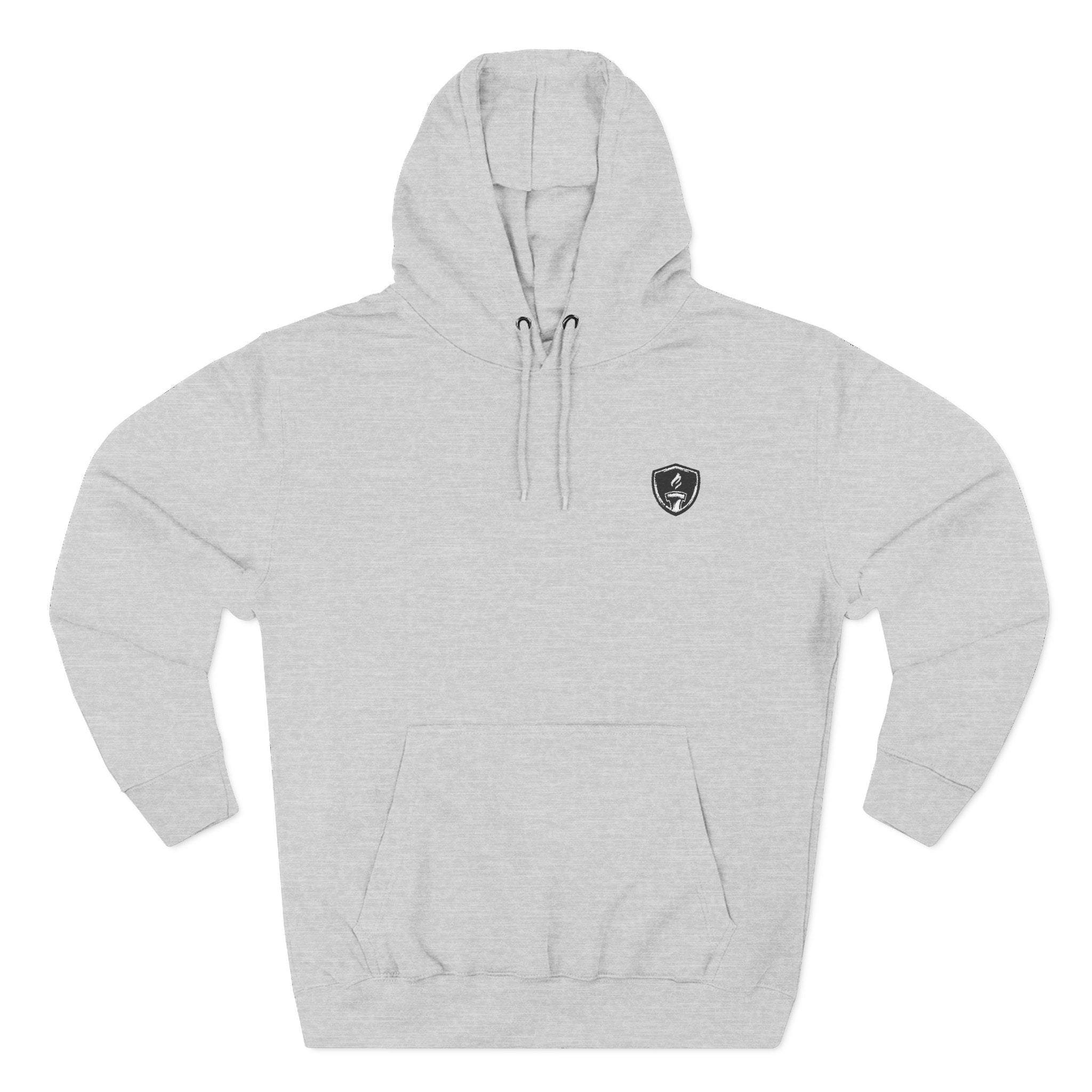 Embroidered Unisex Fleece Emblem Hoodie