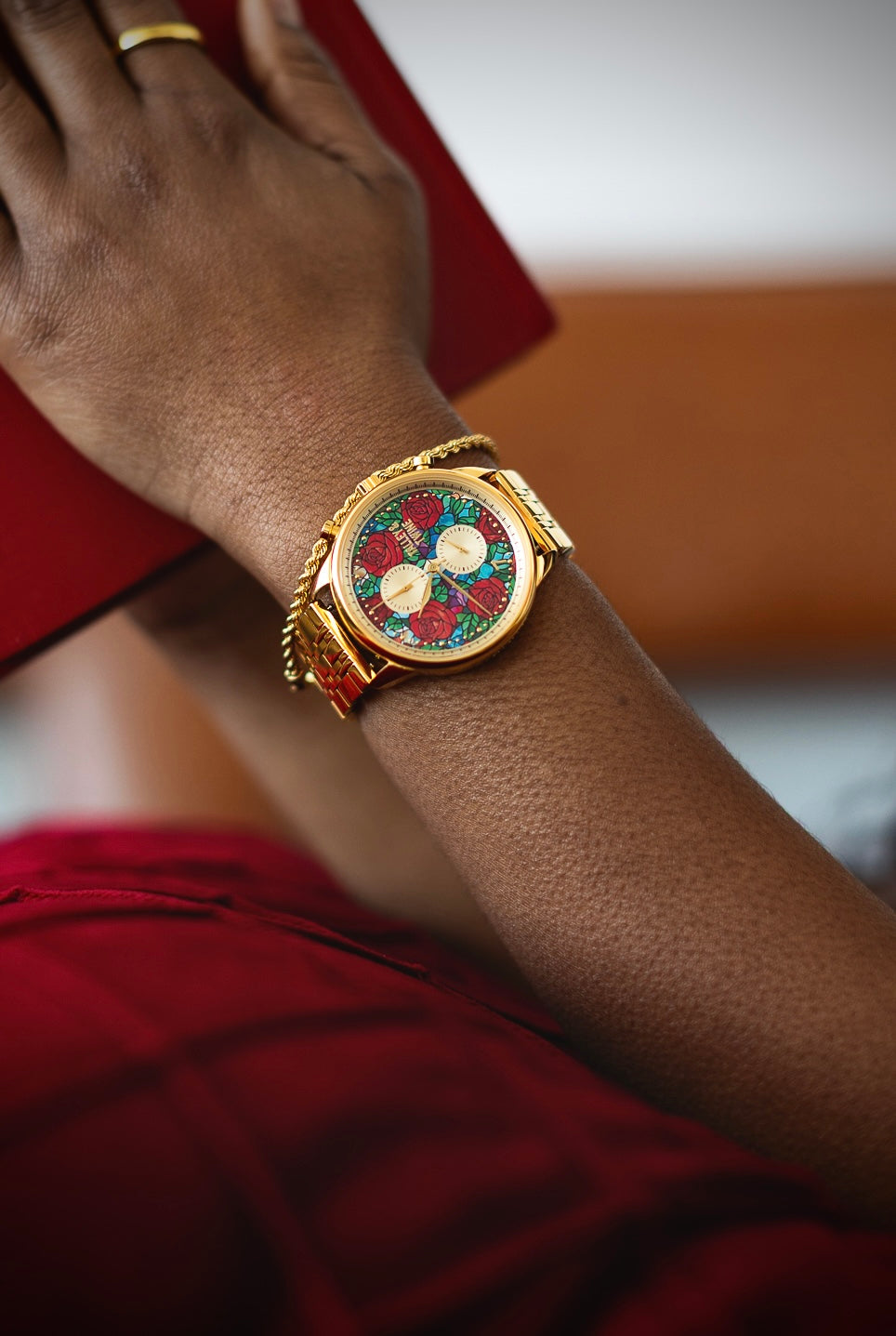 Worley Chronograph Stained Glass – Talley & Twine Watch Company