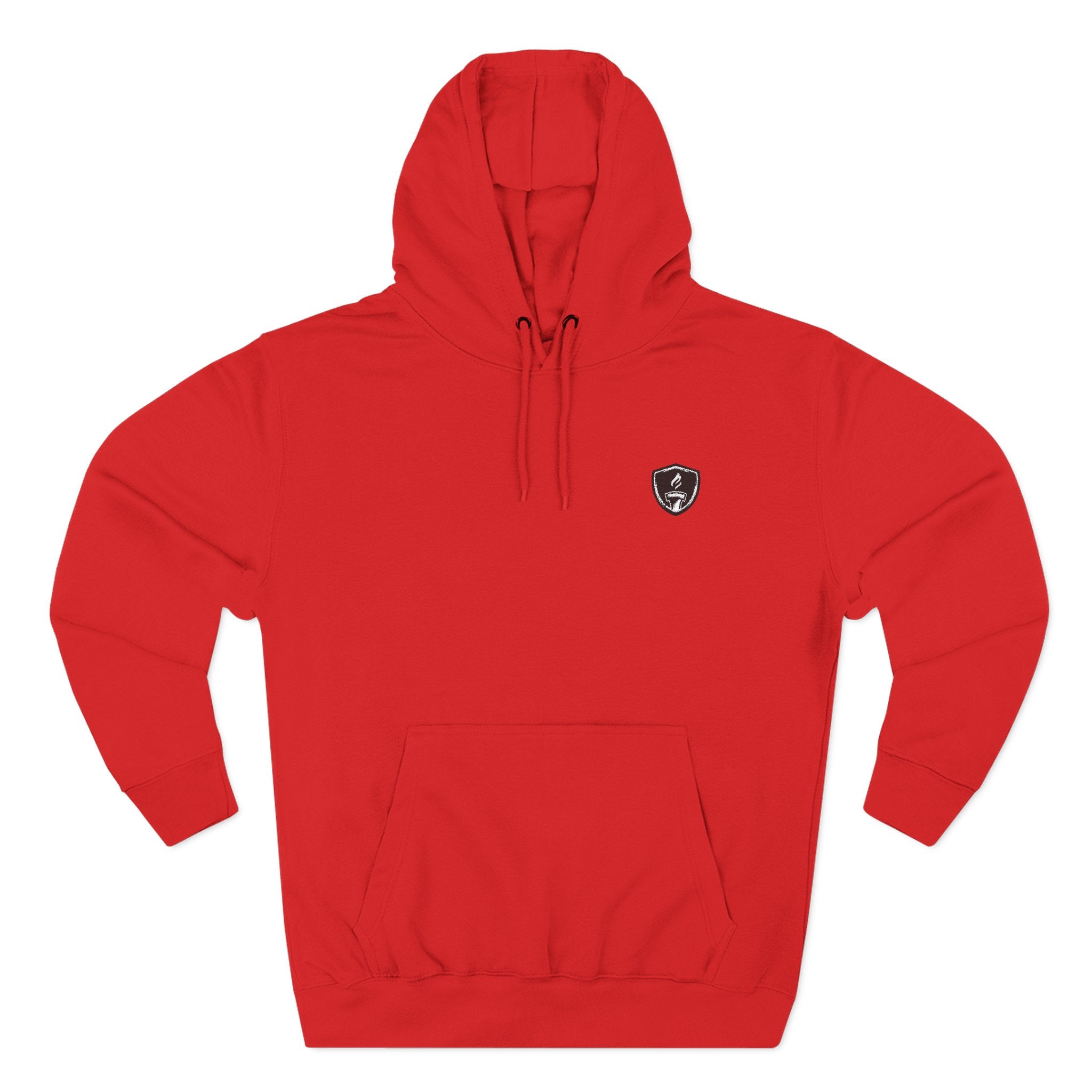 Embroidered Unisex Fleece Emblem Hoodie