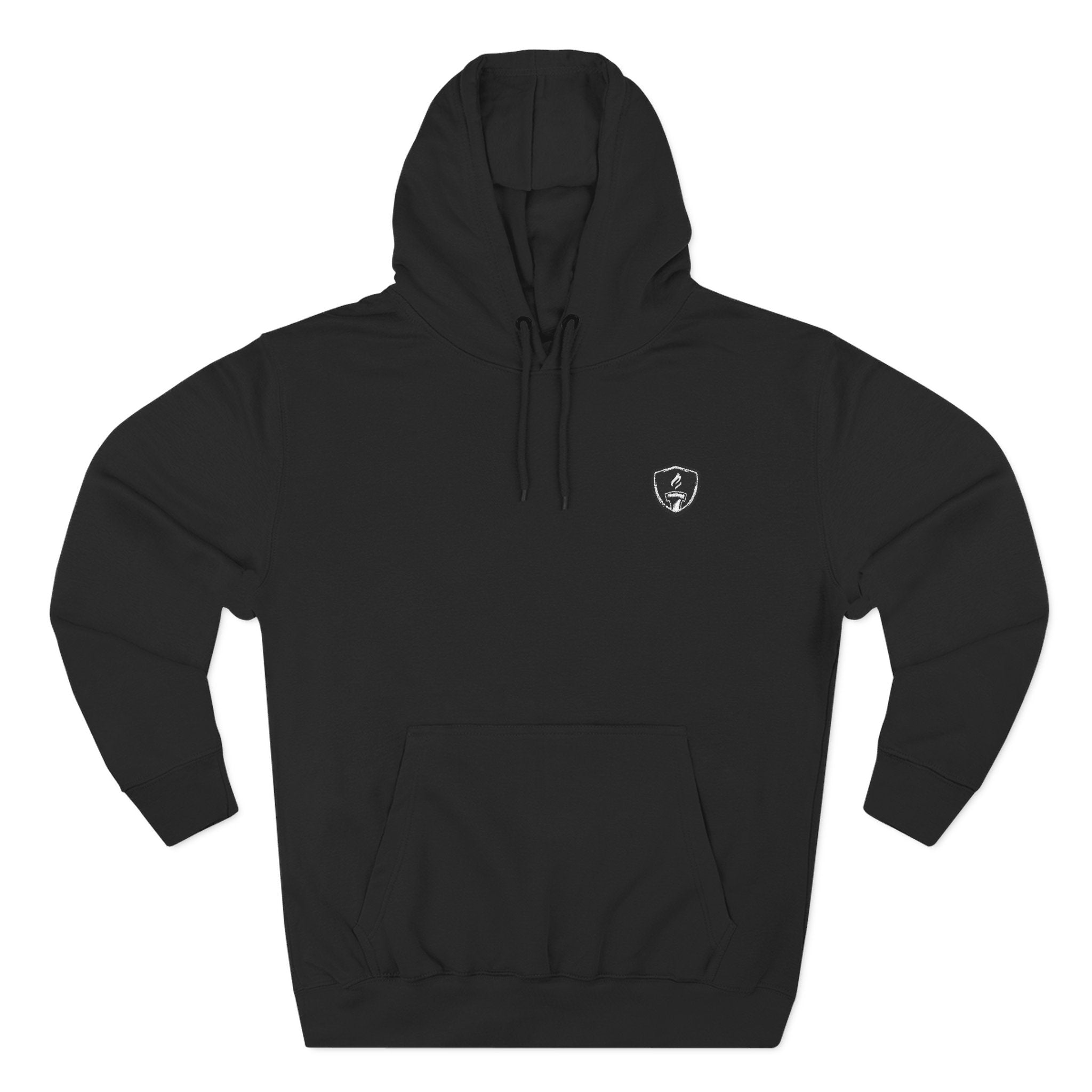 Embroidered Unisex Fleece Emblem Hoodie