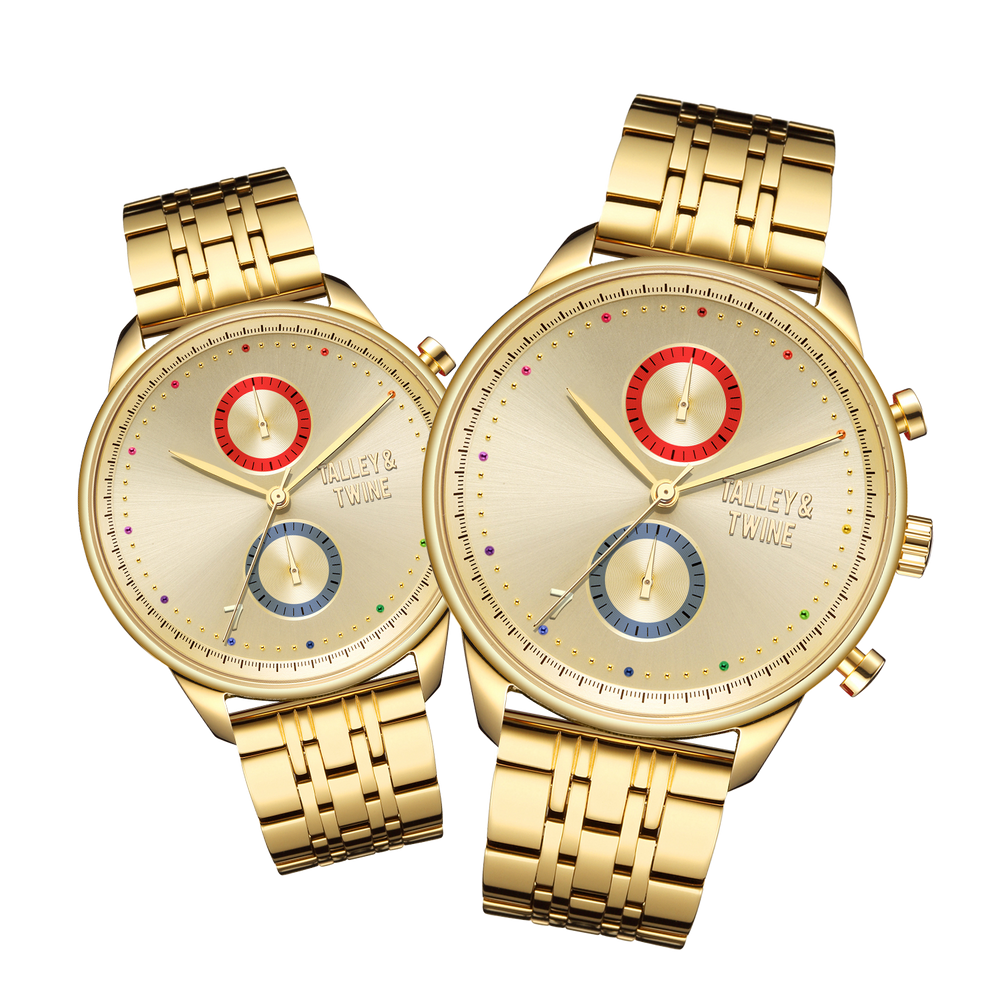 Gold & Green Money & Honey – Talley & Twine Watch Company