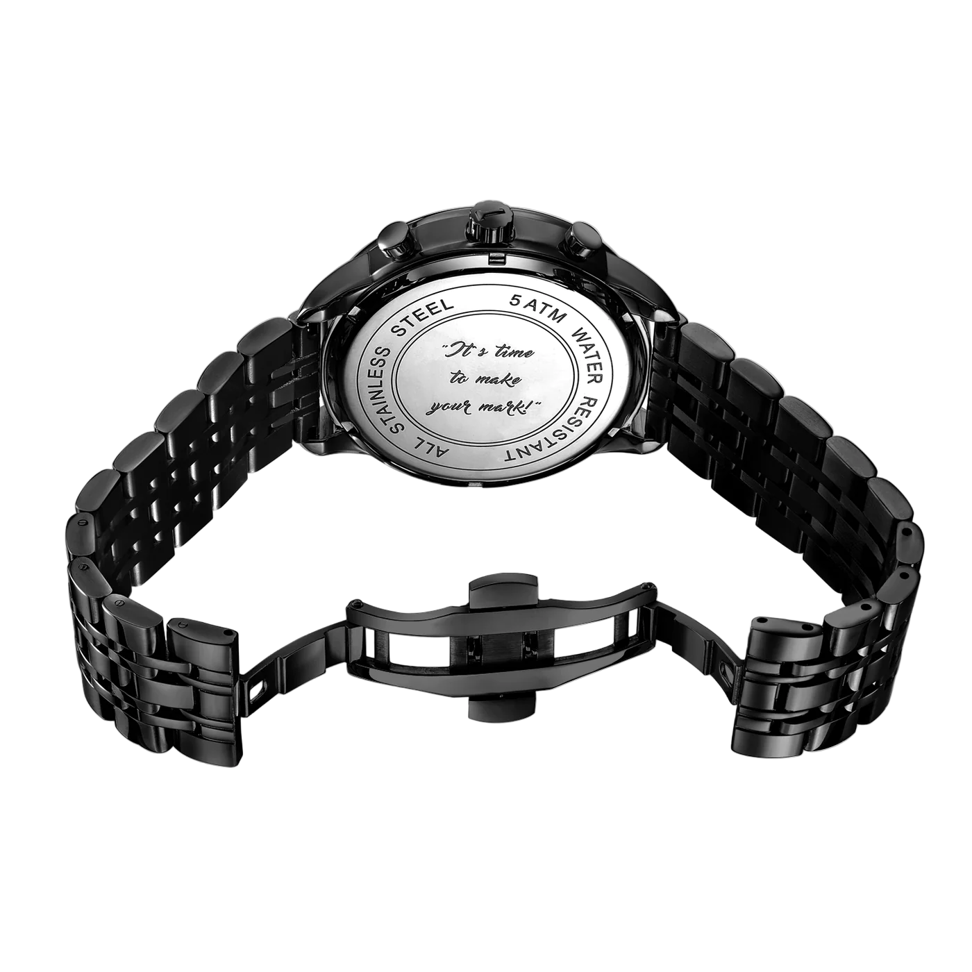 Worley Chronograph Black Rose – Talley & Twine Watch Company Worley Chronograph Black Rose – Talley & Twine Watch Company