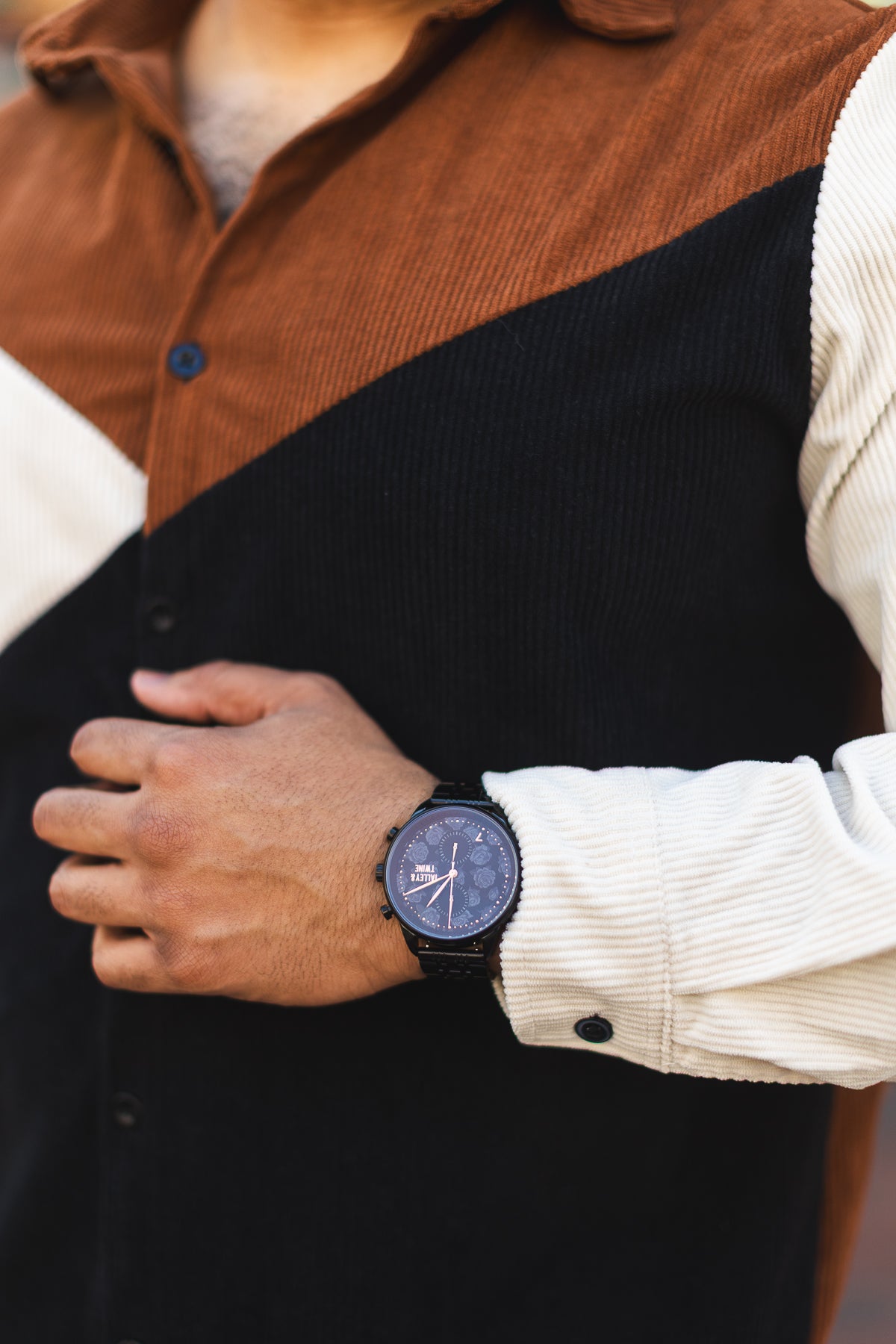 Worley Chronograph Black Rose – Talley & Twine Watch Company