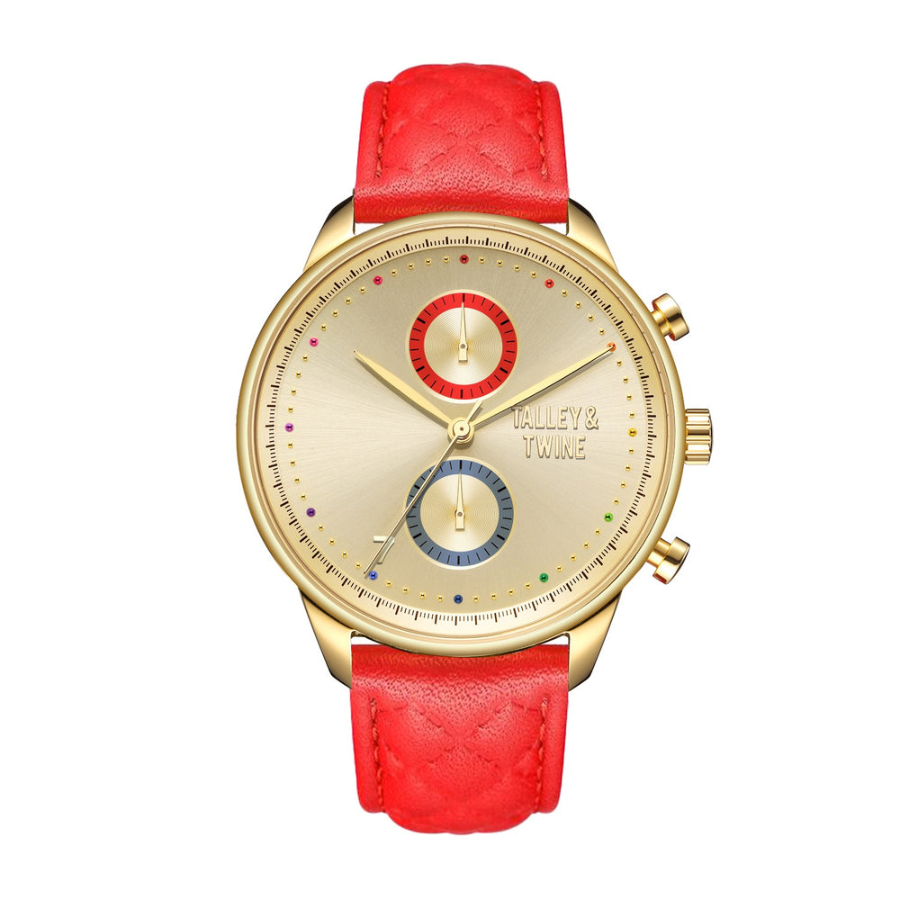 Prism Gold w/ Red Leather