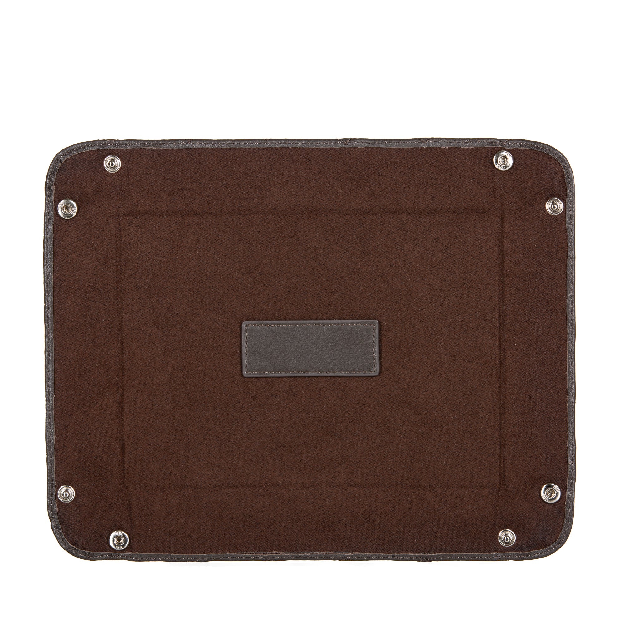 Brown Leather Valet Tray