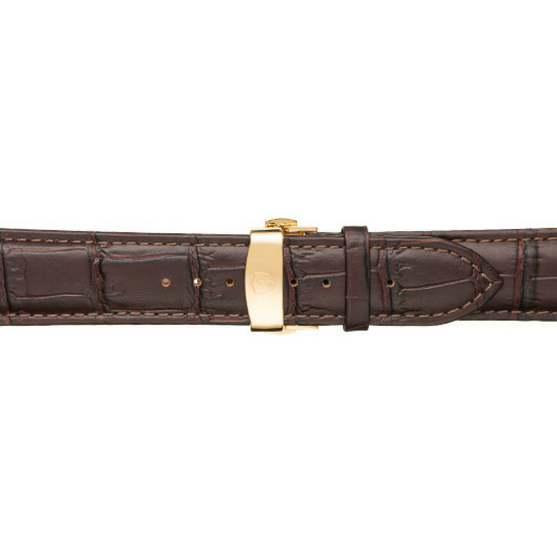 *PRE-ORDER ONLY! SHIPS BY OCTOBER 15th* Dark Brown Calfskin Leather Band