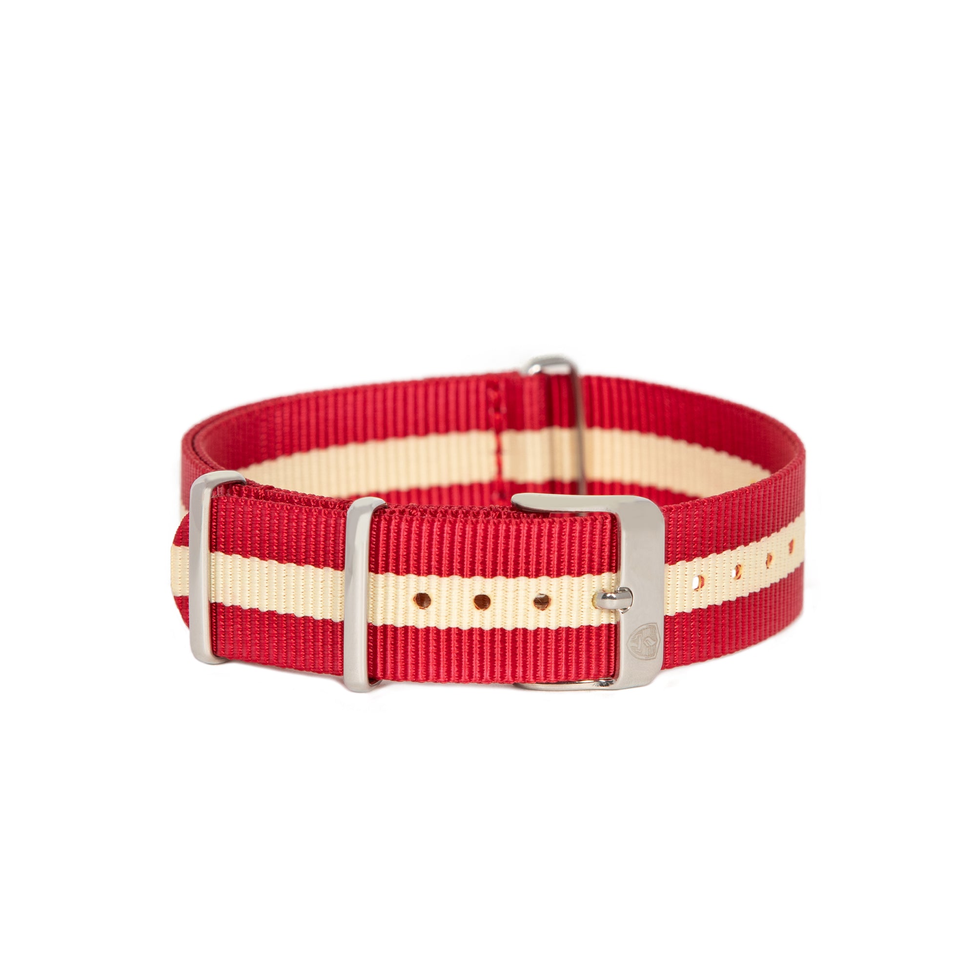 Red & Cream Canvas Band