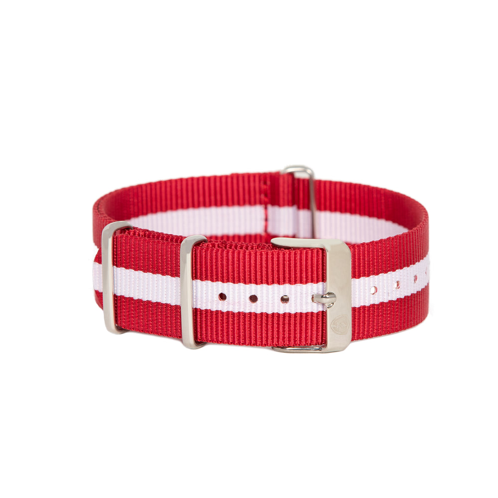 Red & White Canvas Band