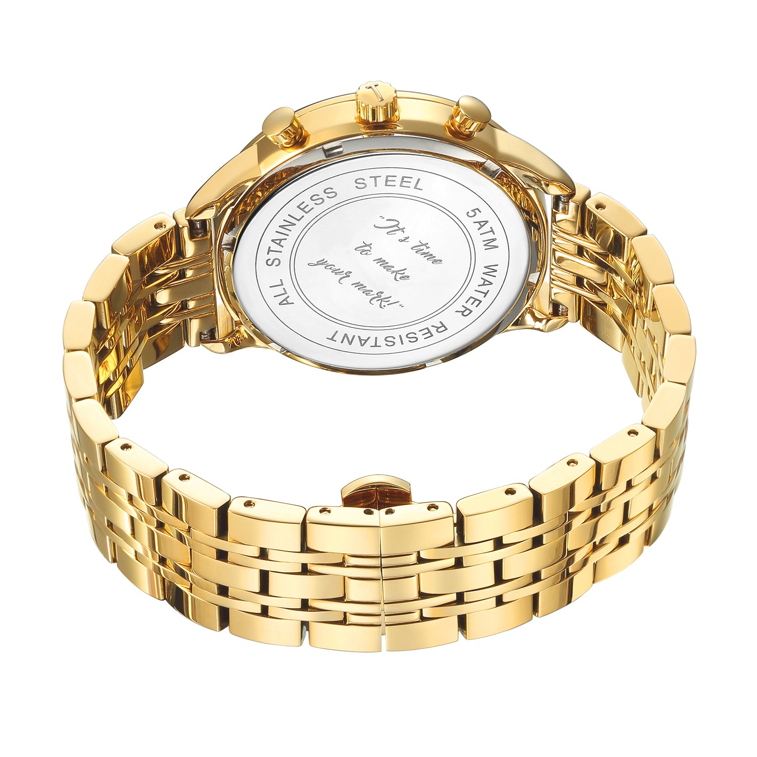 Worley Chronograph M - Gold – Talley & Twine Watch Company