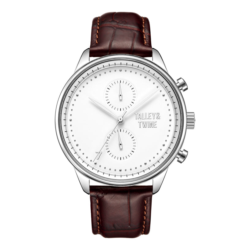 Men's Leather Band Watches Talley & Twine Watch Company