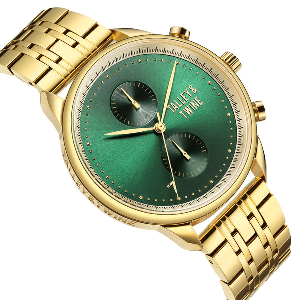 Gold & Green "Money & Honey" Talley & Twine Watch Company