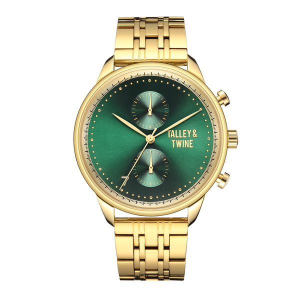 Gold & Green Money & Honey – Talley & Twine Watch Company