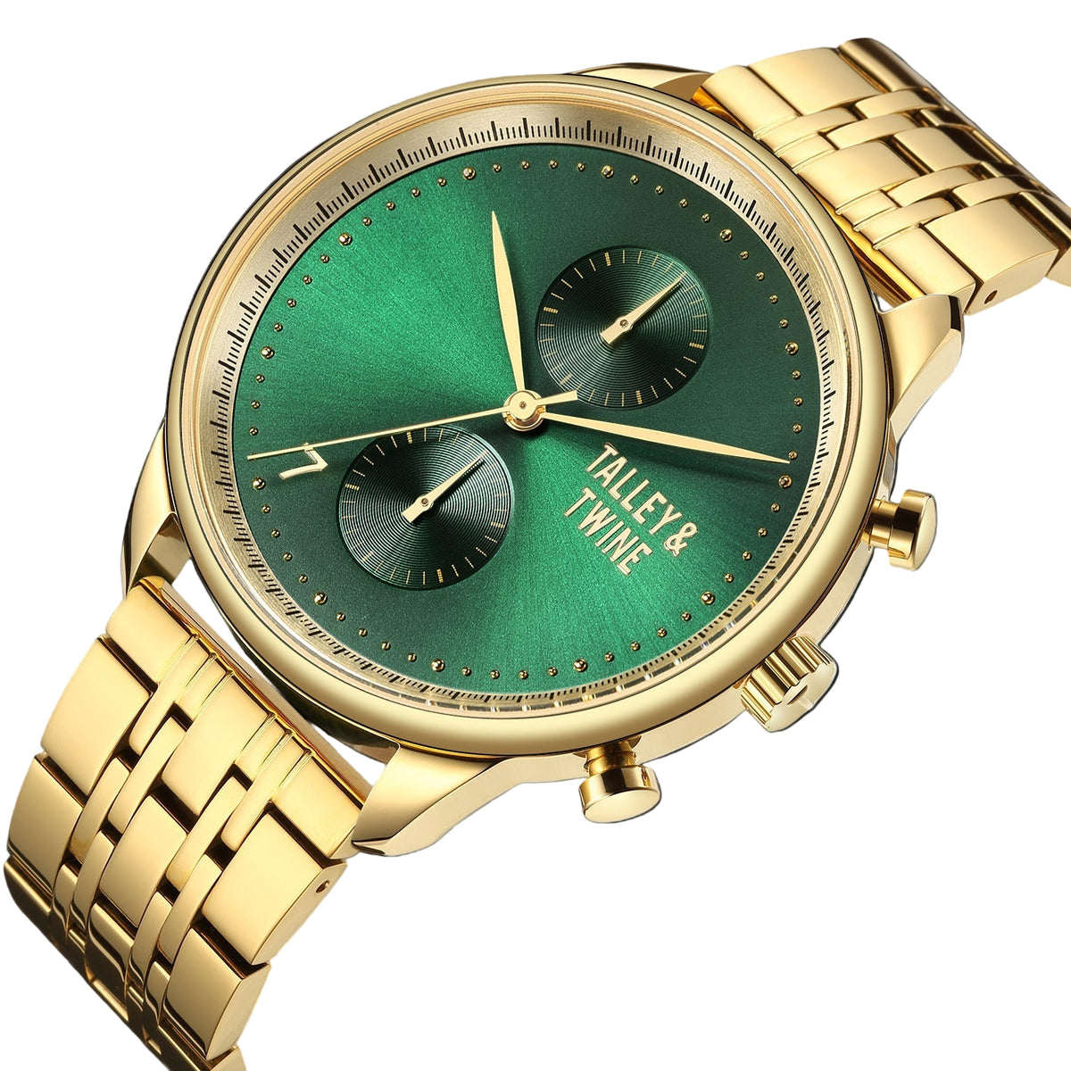 Gold & Green "Money & Honey" Talley & Twine Watch Company